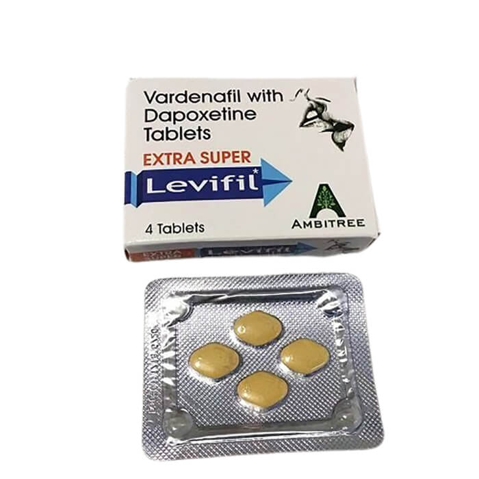 超級雙效樂威壯4粒/盒 EXTRA Super Vilitra 100mg 超級雙效艾力達 超級雙效樂威大 印度樂威壯 助勃起增硬壯陽藥