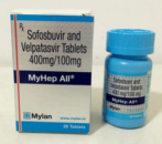 吉三代(丙肝藥) 400mg/100mg 28粒*1瓶/盒 Sofosbuvir and Velpatasvir Tables 印度邁蘭Mylan丙肝藥